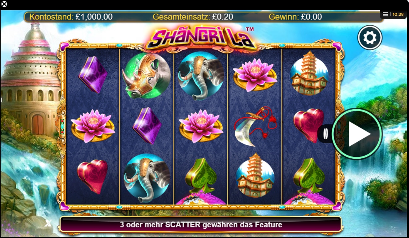 Shangri la spielen