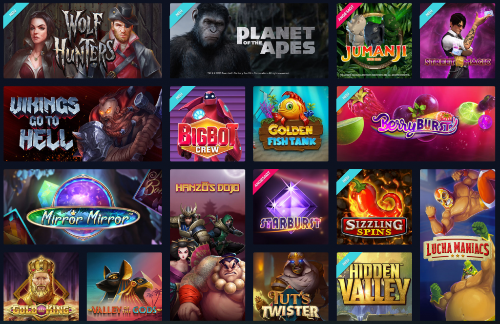 Spielangebot VegasCasino