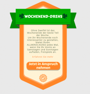 Wochenend-Drehs