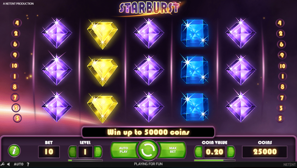 Fastbet Online Casino Starburst Screenshot