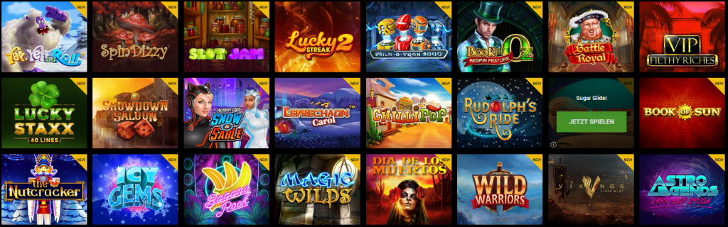 GoWild Casino Spiele Screenshot 