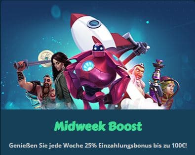 MyChance Casino MidWeek Bonus