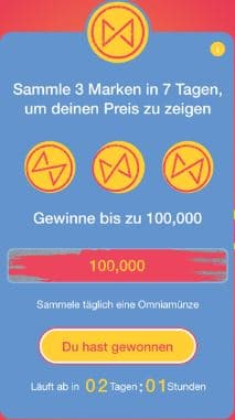 Loyalitätkarte Omnia Coins