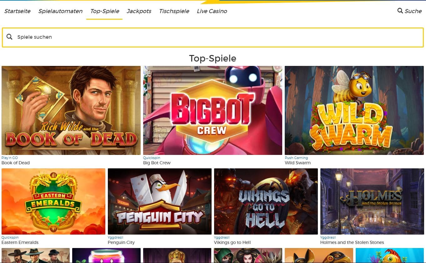 Top Slots Pronto Casino