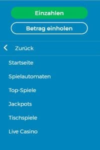 Spielkategorien Pronto Casino